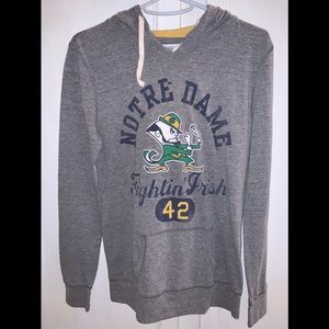 Lightweight Jersey Pullover hoodie NOTRE DAME Sz.S